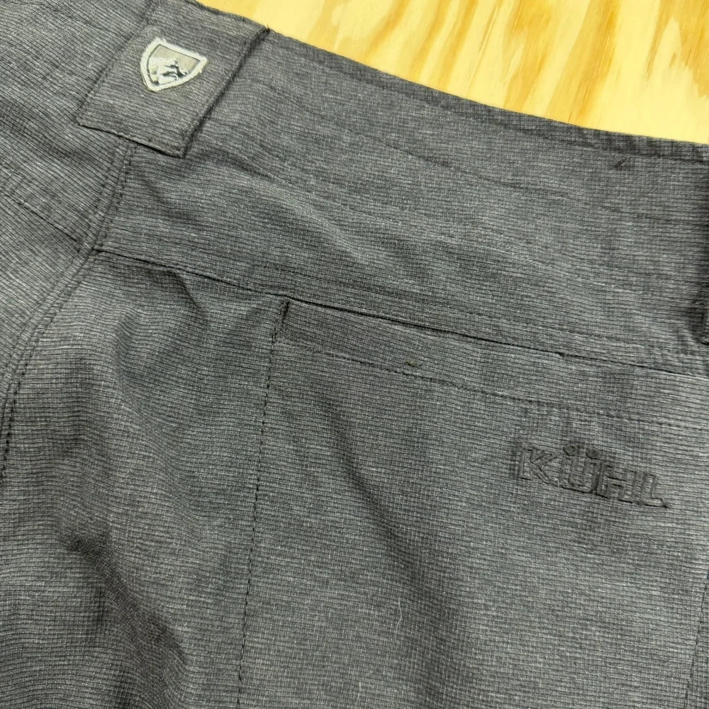 Kuhl Resistor Chino Pants Men 38x30 Charcoal Gray Stretch Hiking Outdoor Trouser